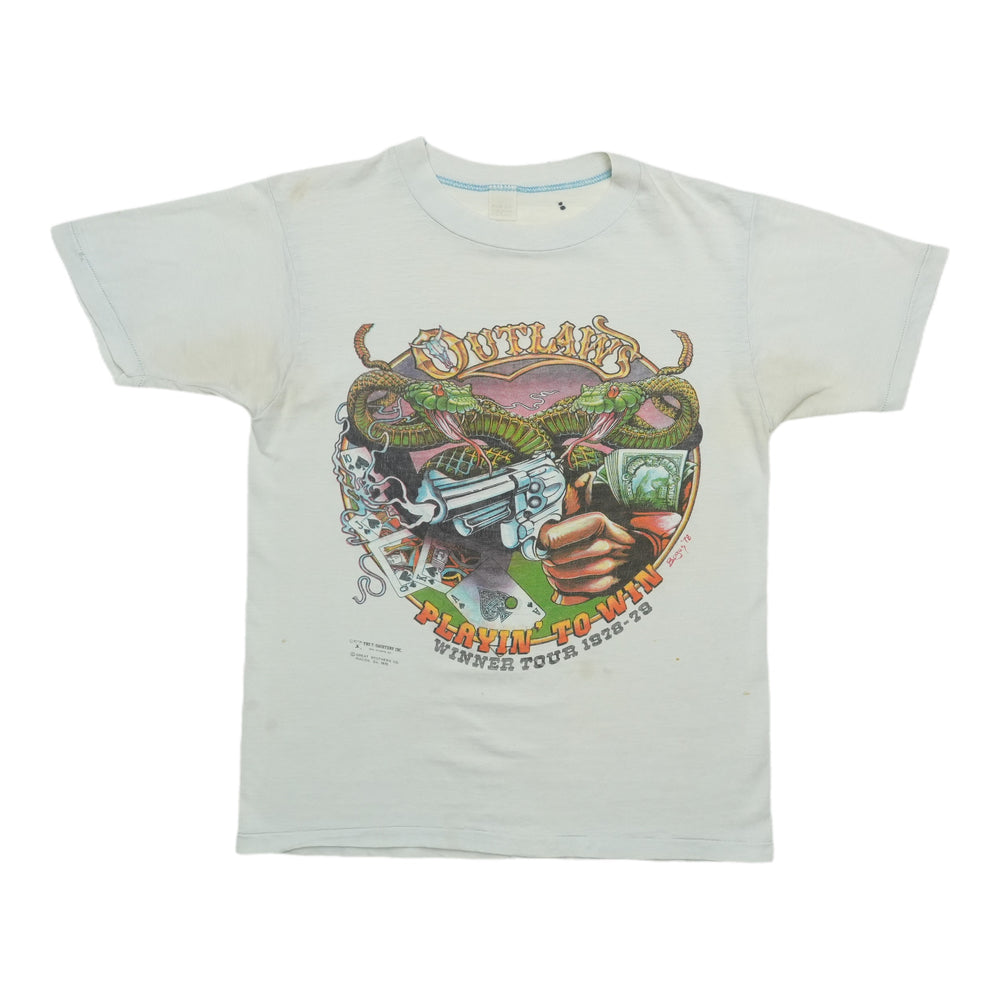 1978 Outlaws Playin to Win Tour Shirt Front