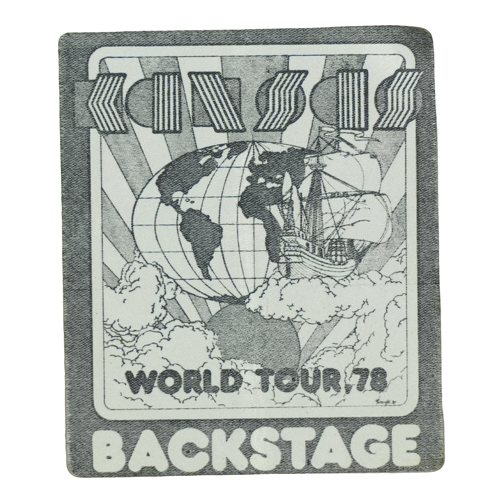 1978 Kansas World Tour Backstage Pass front