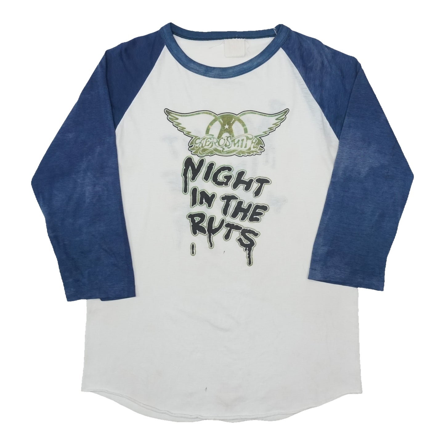 1979 Aerosmith Night In The Ruts Raglan Shirt
