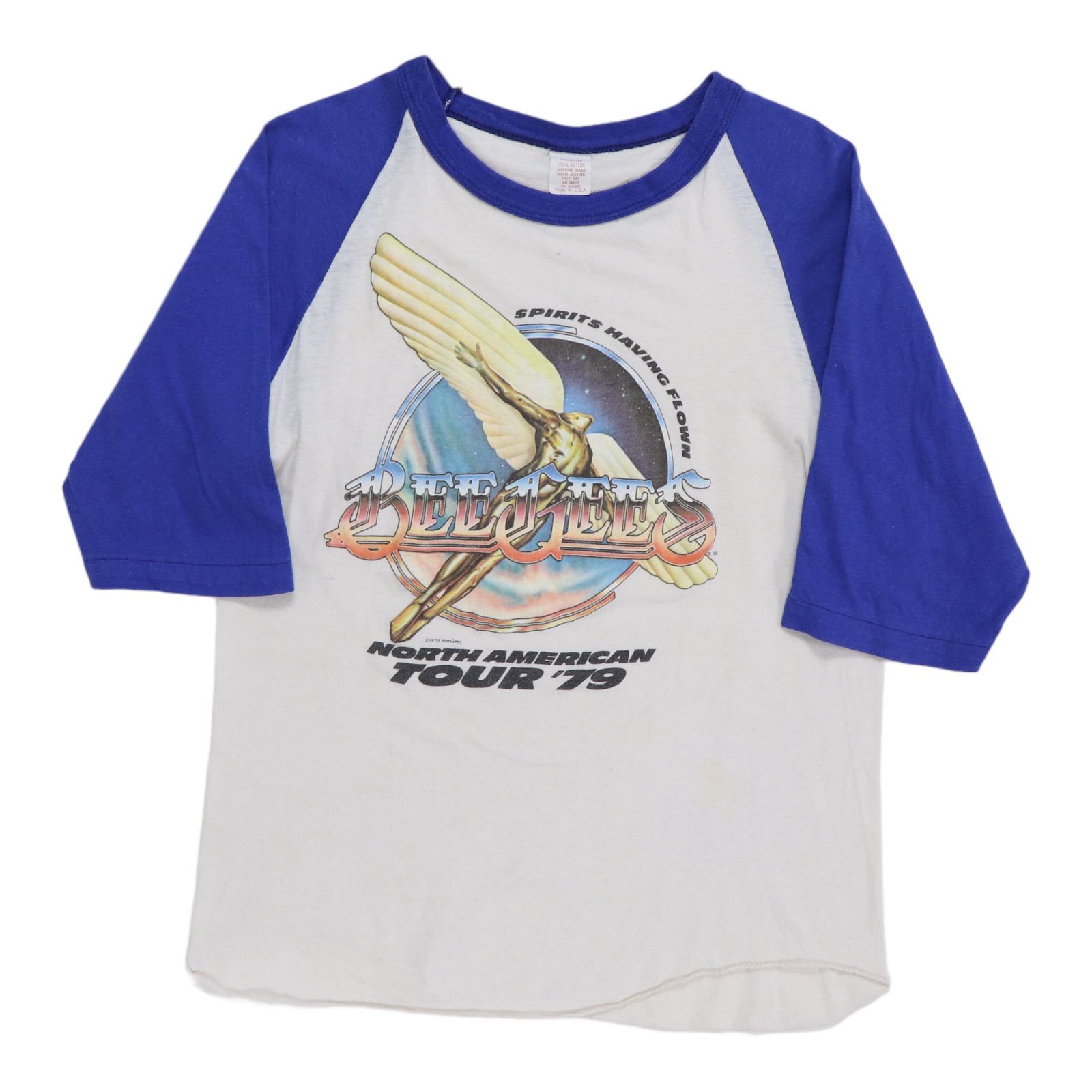 Bee Gees 1979 North American Tour Tシャツ 1979 Bee Gees North American Tour Jersey Shirt | Authentic Vintage