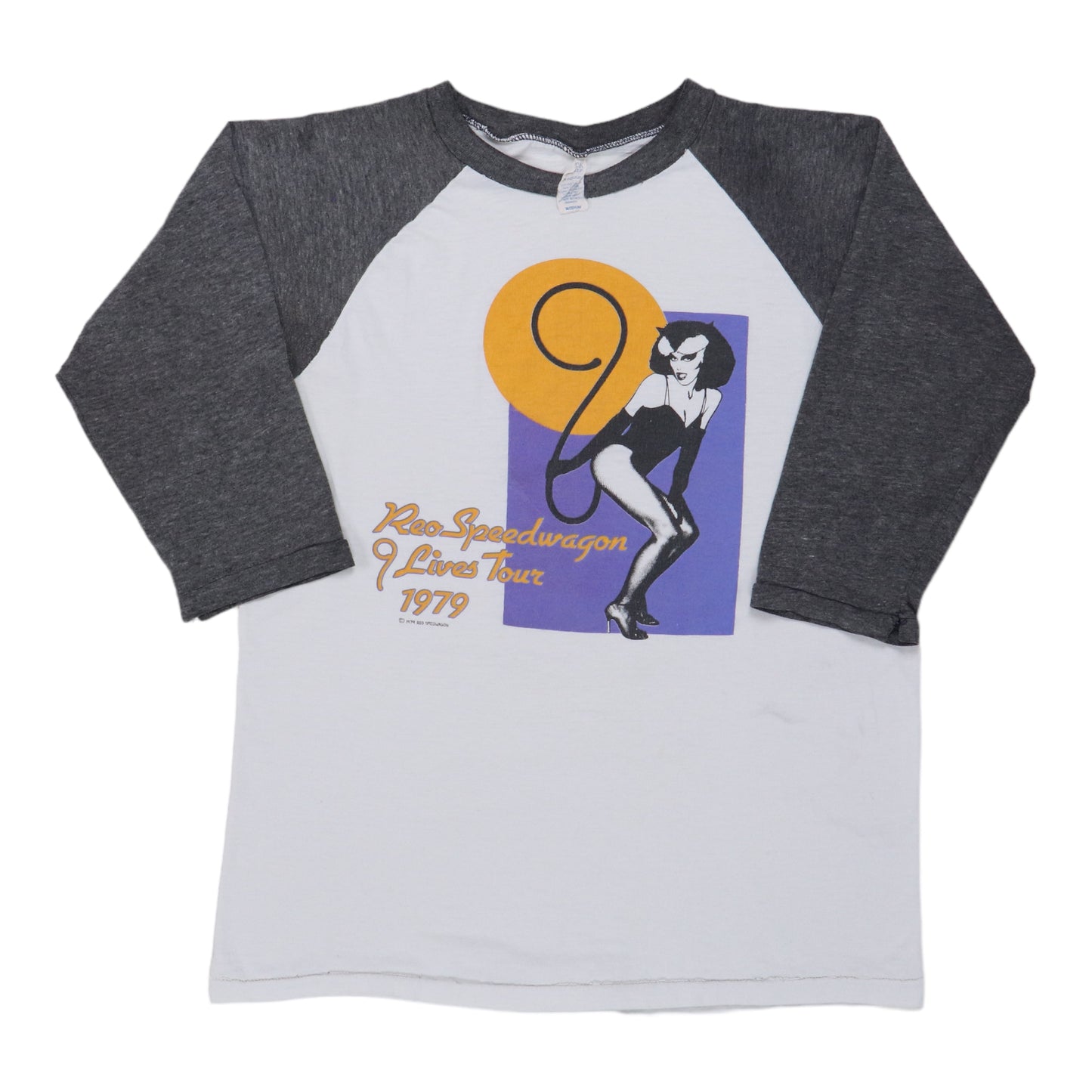 1979 REO Speedwagon 9 Lives Tour Jersey Shirt