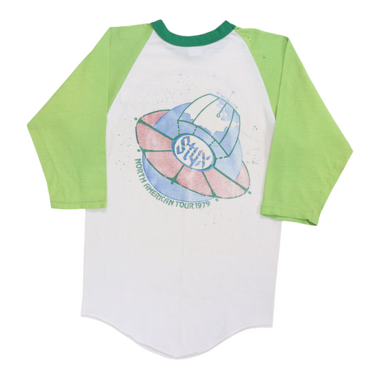 1979 Styx The Grand Decathalon Tour Jersey Shirt Back