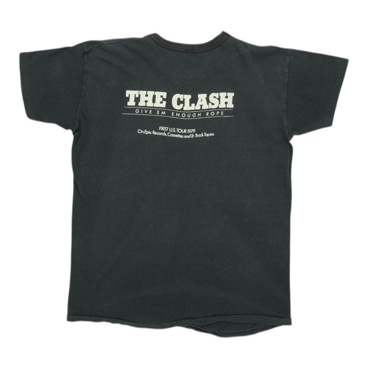 1979 The Clash Give Em Enough Rope Tour Shirt Back