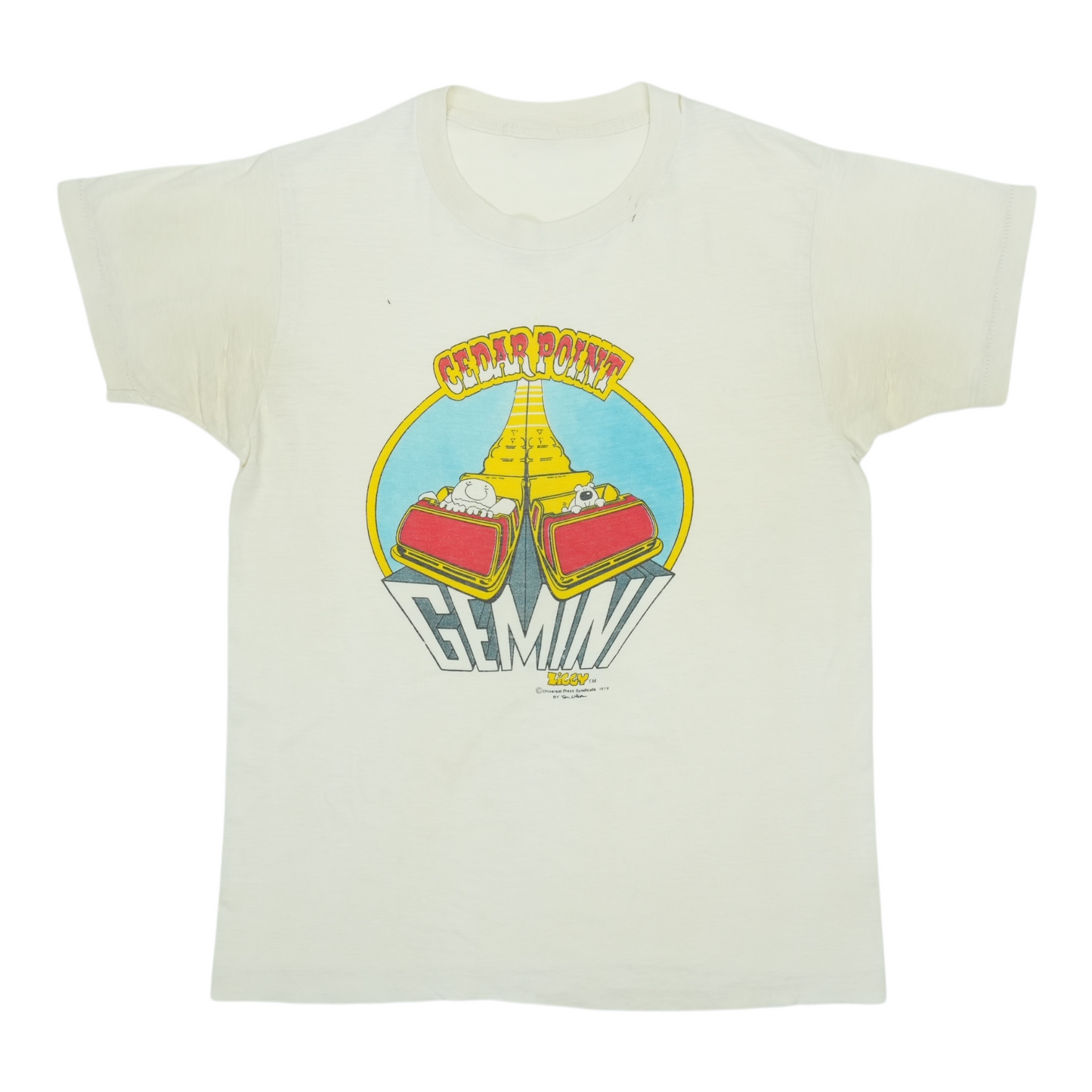 1979 Ziggy Cedar Point Gemini Rollercoaster Shirt