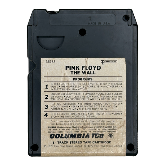 1979 Pink Floyd The Wall 8 Track Back