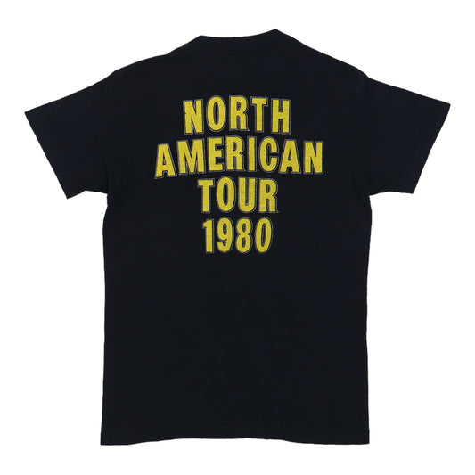 1980 Alice Cooper North American Tour Shirt Back