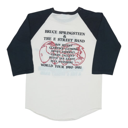 1980 Bruce Springsteen World Tour Jersey Shirt Back