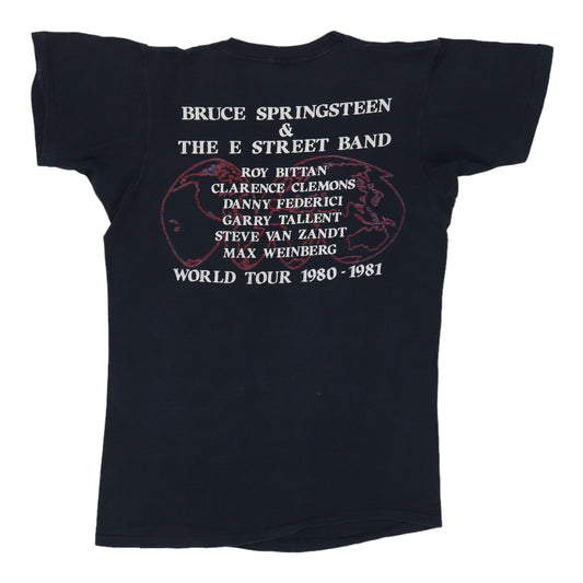 1980 Bruce Springsteen World Tour Shirt Back