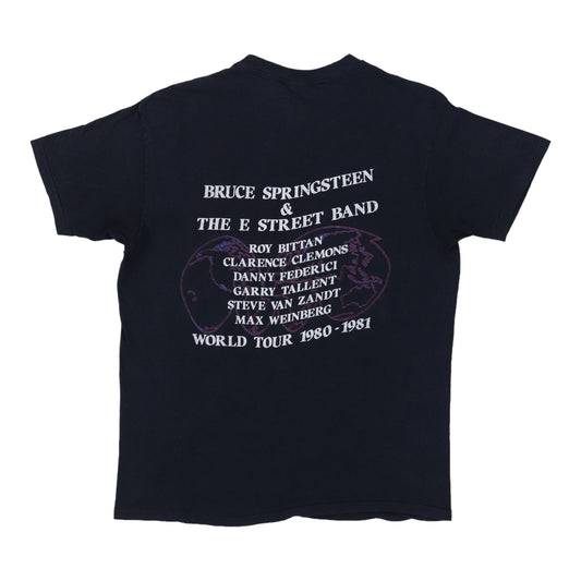 1980 Bruce Springsteen World Tour Shirt Back