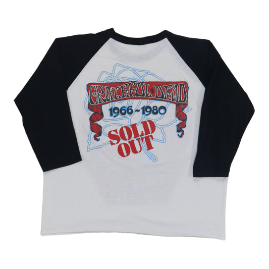 1980 Grateful Dead Sold Out Concert Jersey Shirt