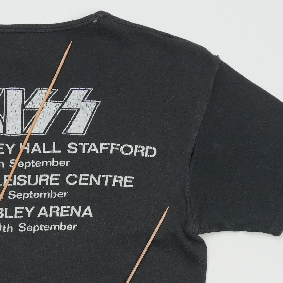 1980 KISS Unmasked Tour Shirt Detail 5