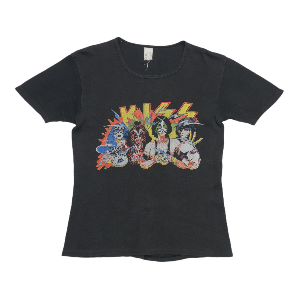 1980 KISS Unmasked Tour Shirt Front