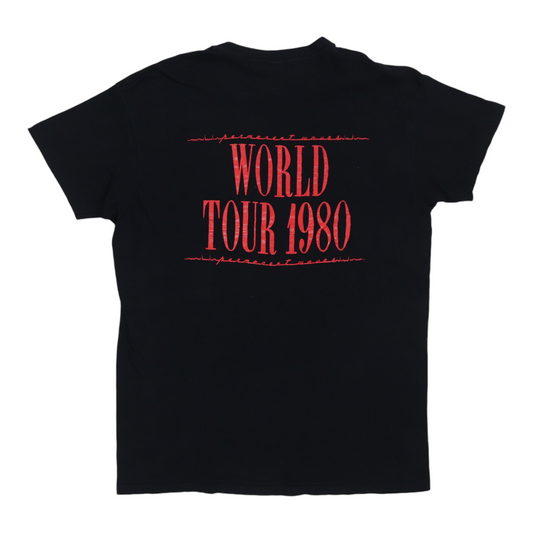 1980 Rush Permanent Waves Tour Shirt Back