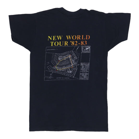 1982 Rush Signals Tour Shirt Back