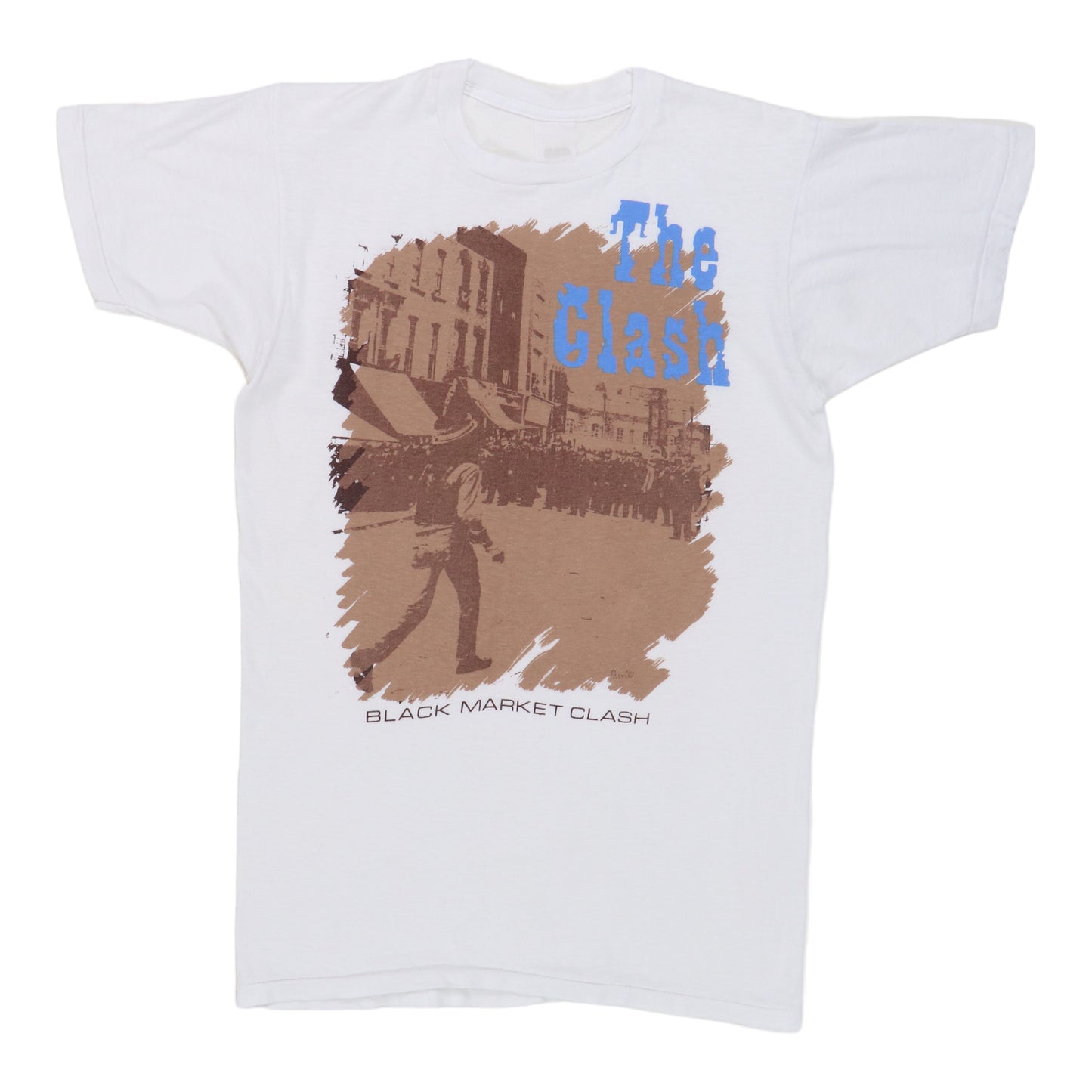 1980 The Clash Black Market Clash Shirt