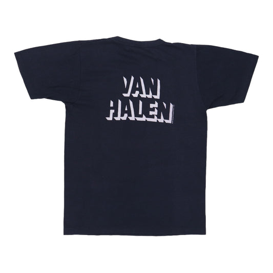 1980 Van Halen Invasion Shirt Back