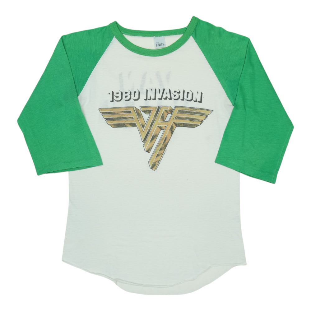 1980 Van Halen Invasion Tour Jersey Shirt