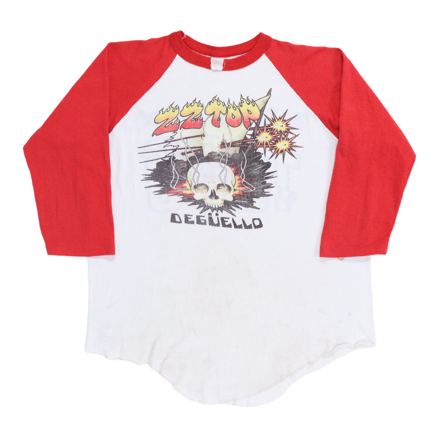 1980 ZZ Top Houston Tour Jersey Shirt