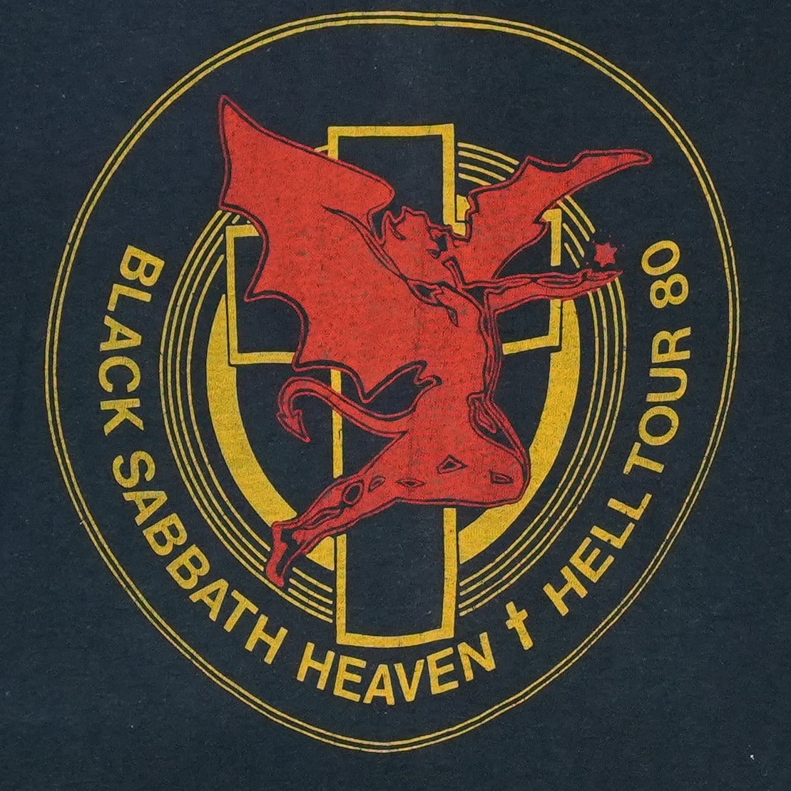 1980 Black Sabbath Heaven And Hell Tour Shirt