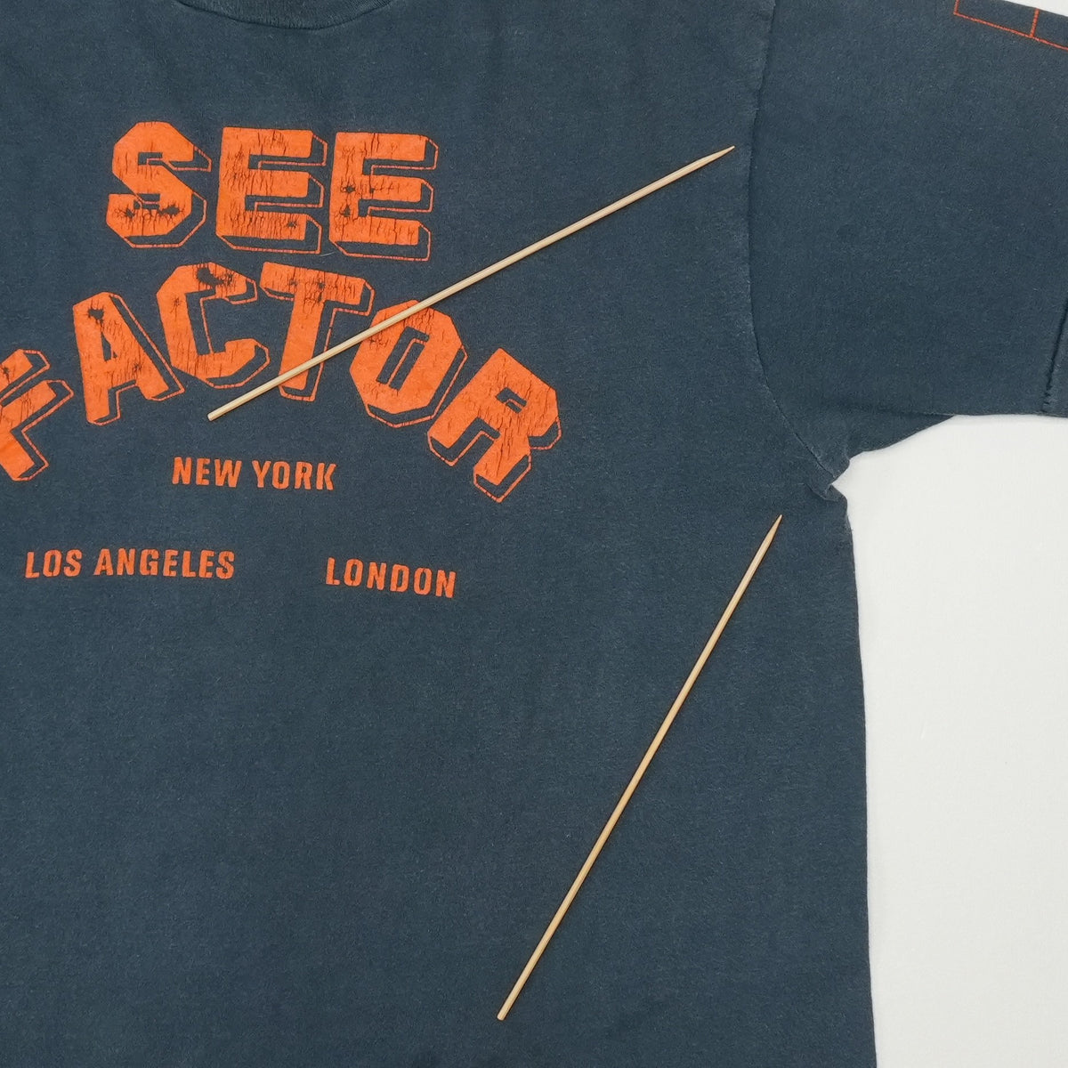1980 Foghat World Tour See Factor Lighting Crew Shirt