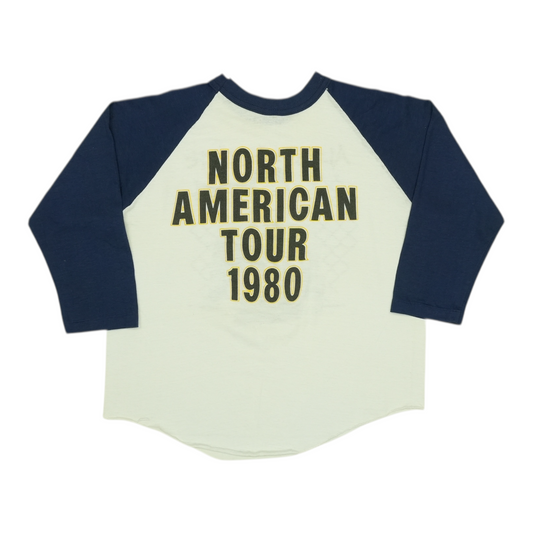 1980 Alice Cooper North American Tour Jersey Shirt Back