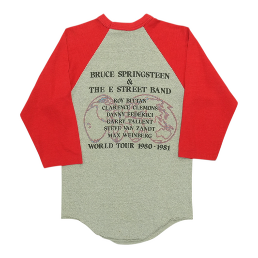 1980 Bruce Springsteen E Street Band Tour Jersey Shirt Back