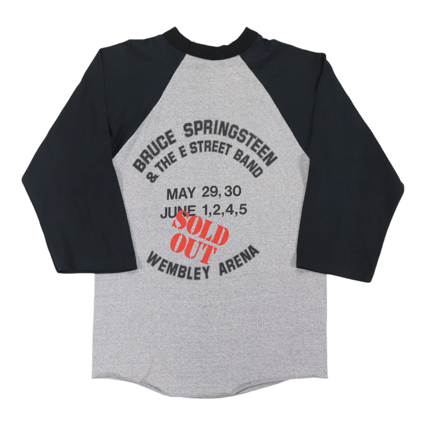 1980 Bruce Springsteen Wembley Arena Concert Jersey Shirt