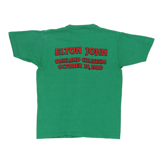 1980 Elton John Bill Graham Crackers Concert Shirt Back