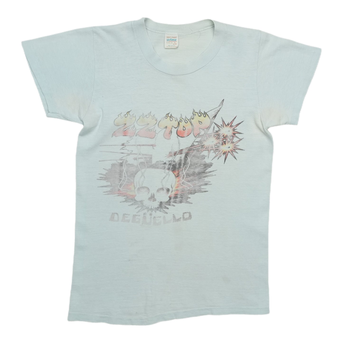 1980 ZZ Top Deguello Shirt Front