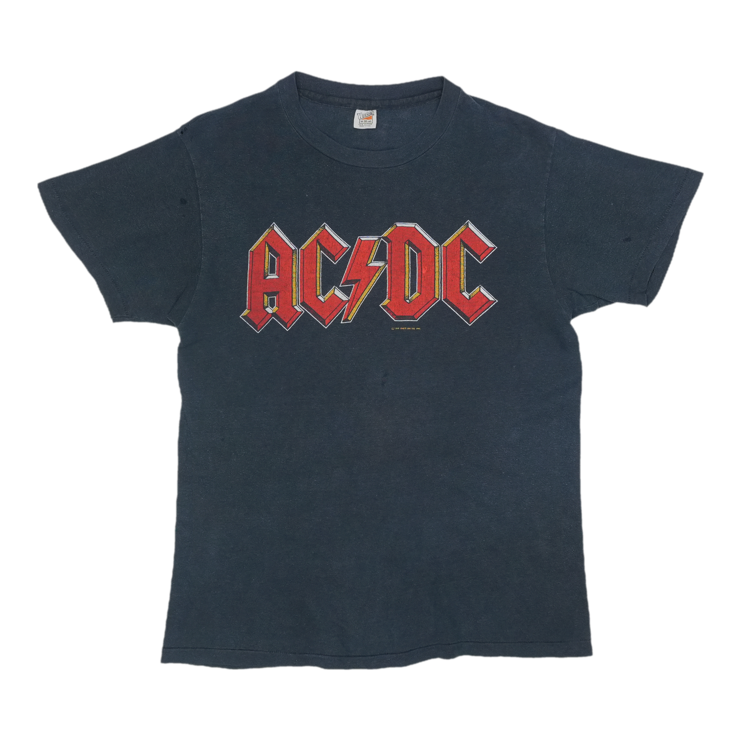 1980s ACDC Back In Black Tour Shirt