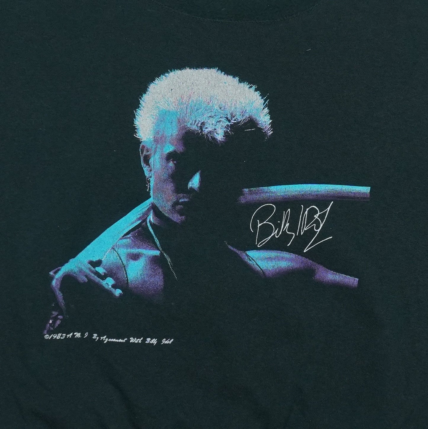 1980s Billy Idol Sleeveless Shirt Detail 1