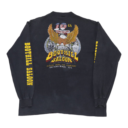 1980s Boot Hill Saloon Floriday Long Sleeve Shirt Back
