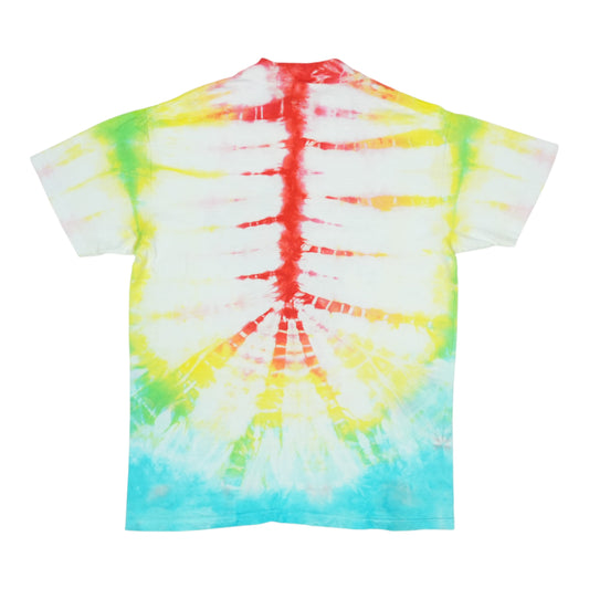 1980s Grateful Dead Tour Tie Dye Shirt Back
