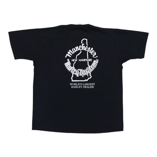 1980s Harley Davidson New Hampshire Shirt Back