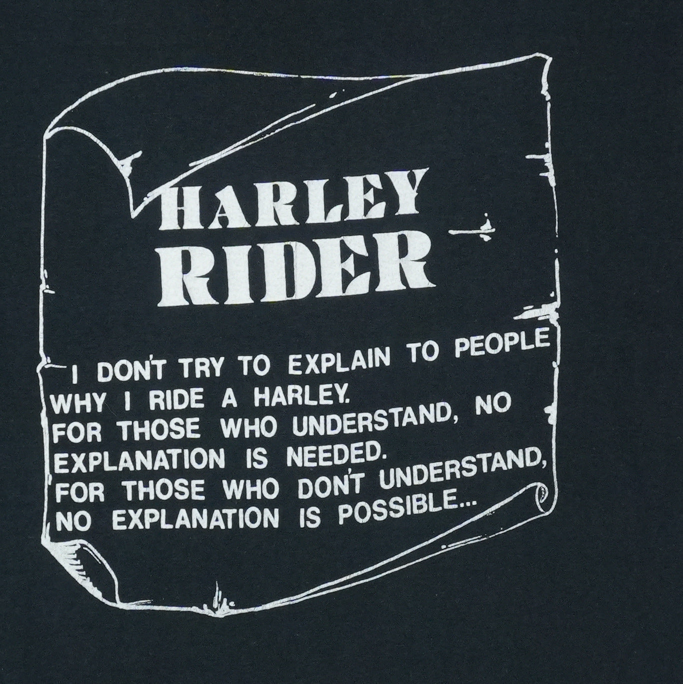 1980s Harley Davidson Those Who Understand Shirt