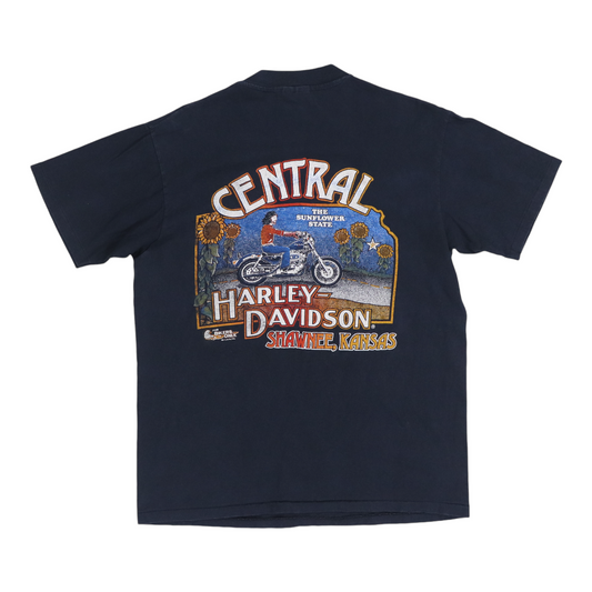 1980s Harley Davidson Two Types Of Bikers Shirt Back