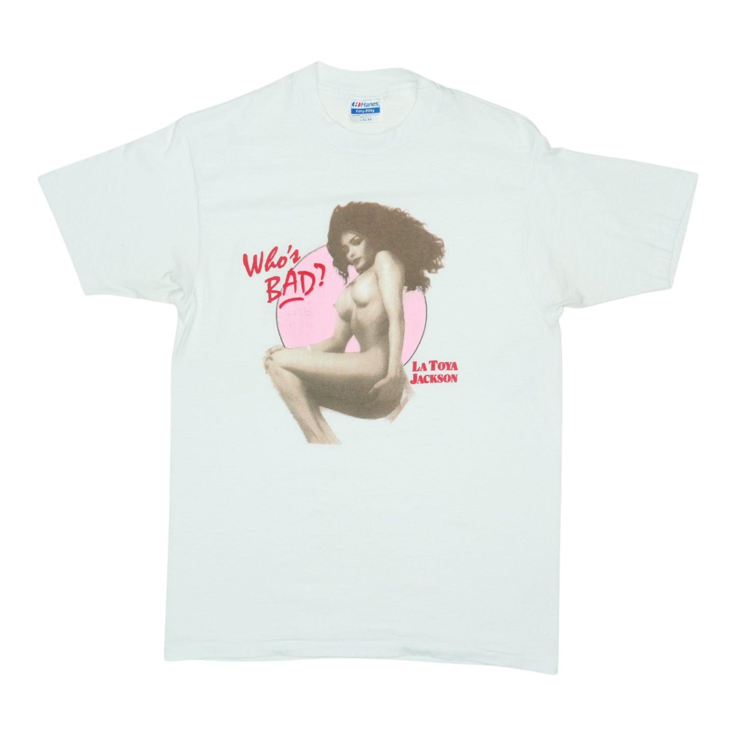 1980s Laytoya Jackson Who's Bad Shirt