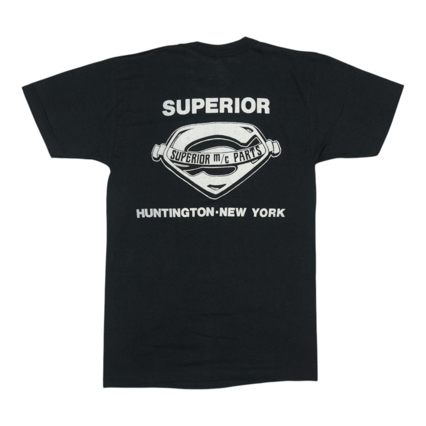 1980s Live To Ride Skull Motorcycle Shirt