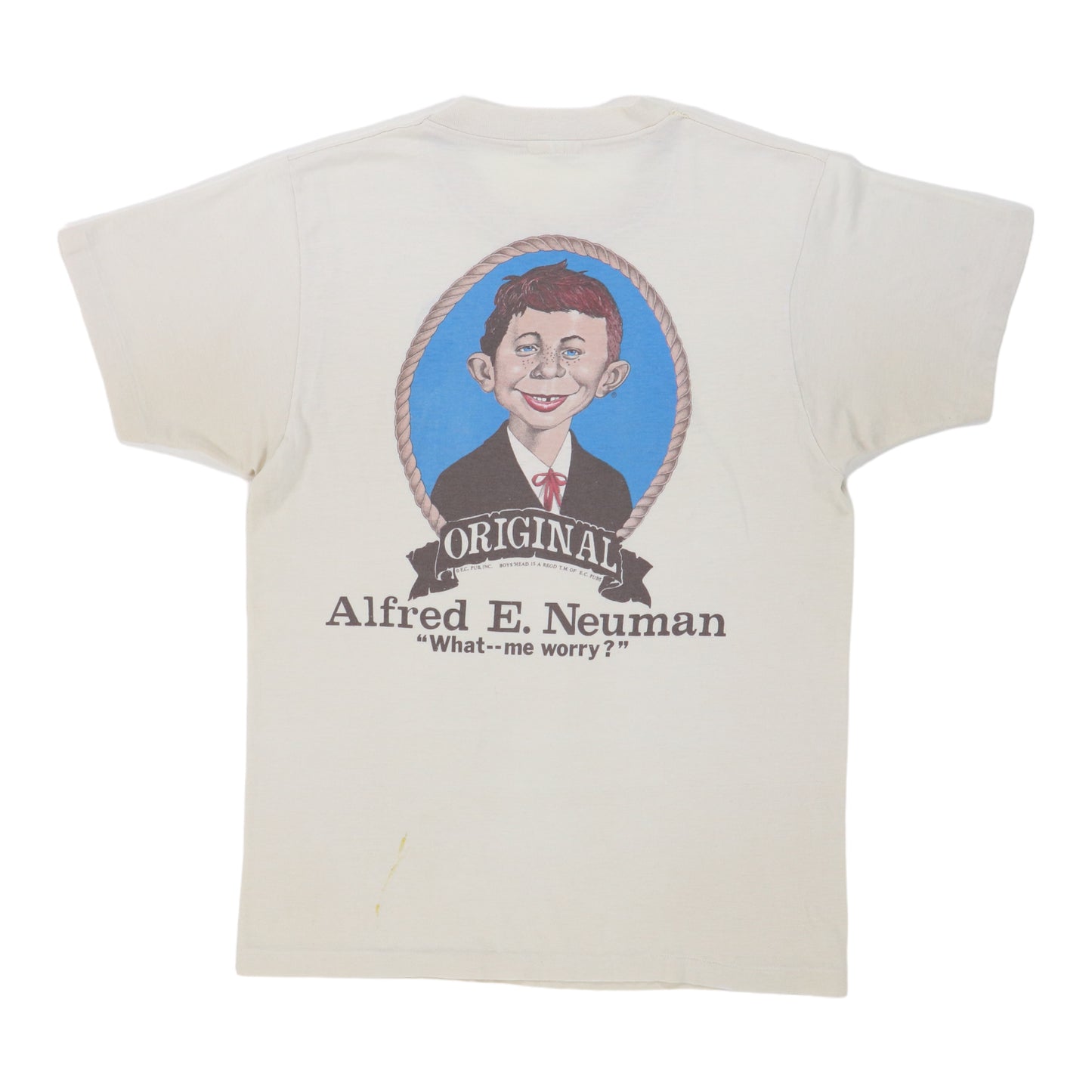 1980s Mad Magazine Alfred E Neuman What Me Worry Shirt