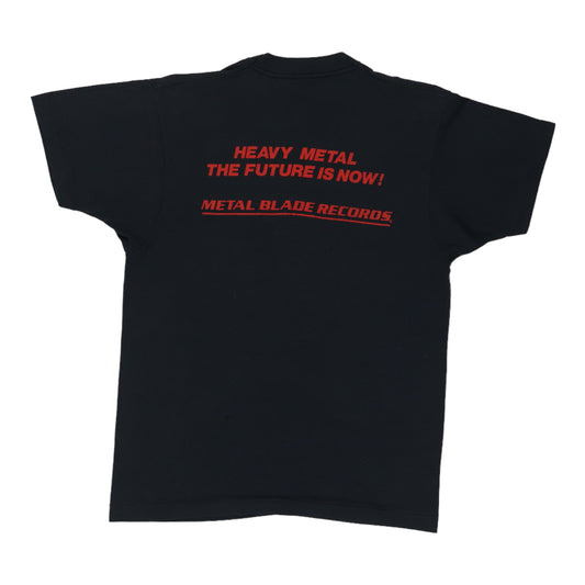 1980s Metal Blade Records Shirt Back