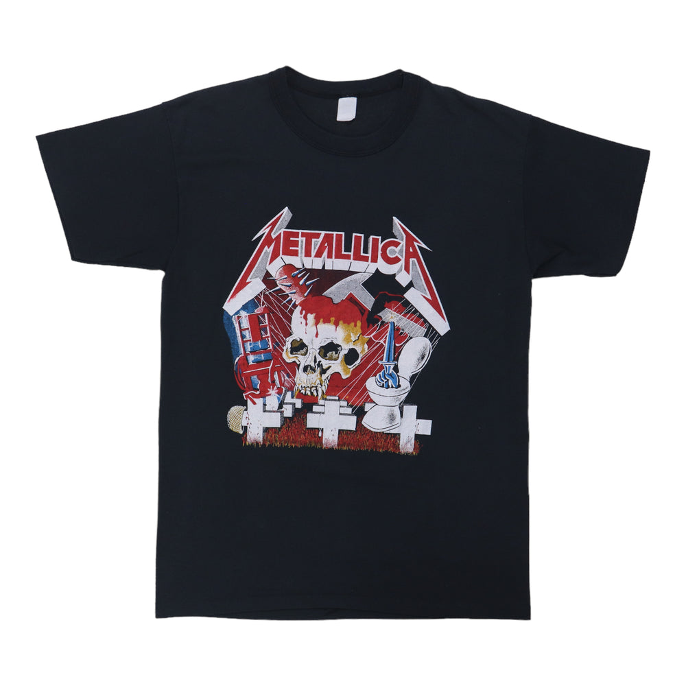 1980s Metallica Crash Course In Brain Surgery Shirt