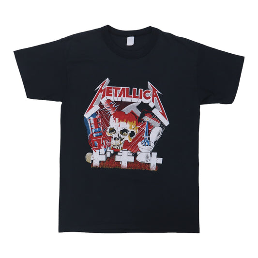 1980s Metallica Crash Course In Brain Surgery Shirt