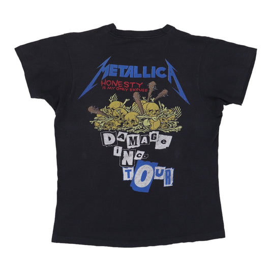 1980s Metallica Damage Inc Tour Shirt Back