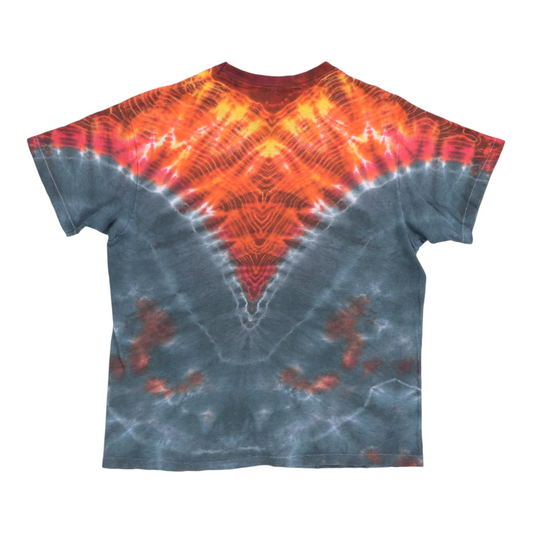 1980s Motley Crue Symmetria Tie Dye Shirt Back
