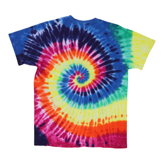 1980s Rainbow Tie Dye Shirt Back