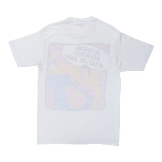 1980s Superman Make My Day DC Comics Shirt Back