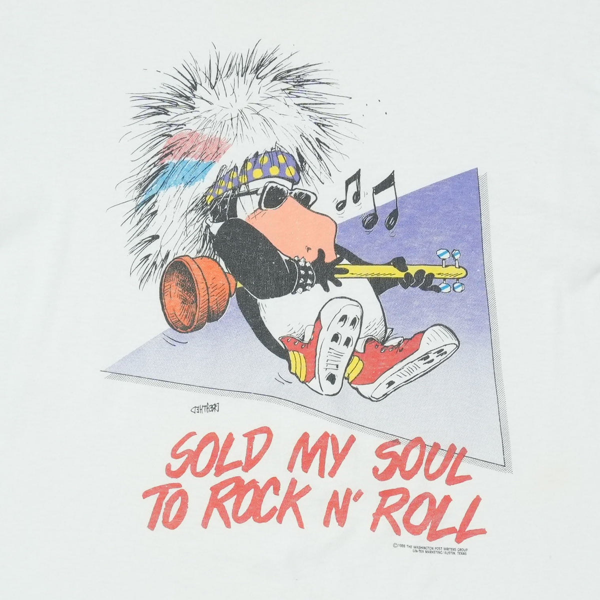1980s Bloom County Opus Sold My Soul To Rock N Roll Shirt