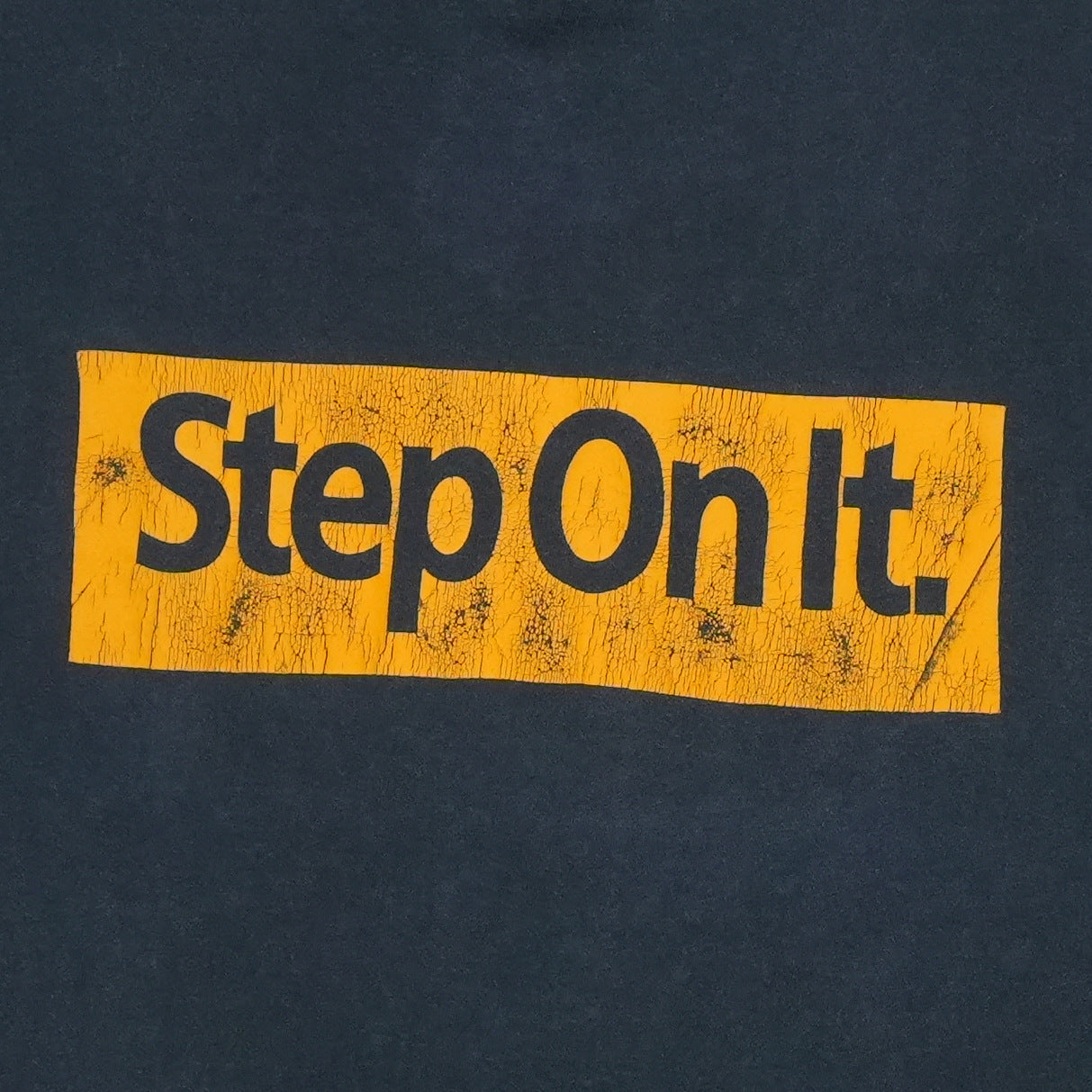 1980s Boss Step On It Shirt Detail 2