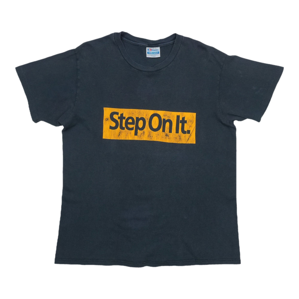1980s Boss Step On It Shirt Front