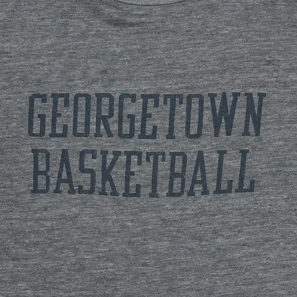 1980s Georgetown Basketball Shirt Detail 2